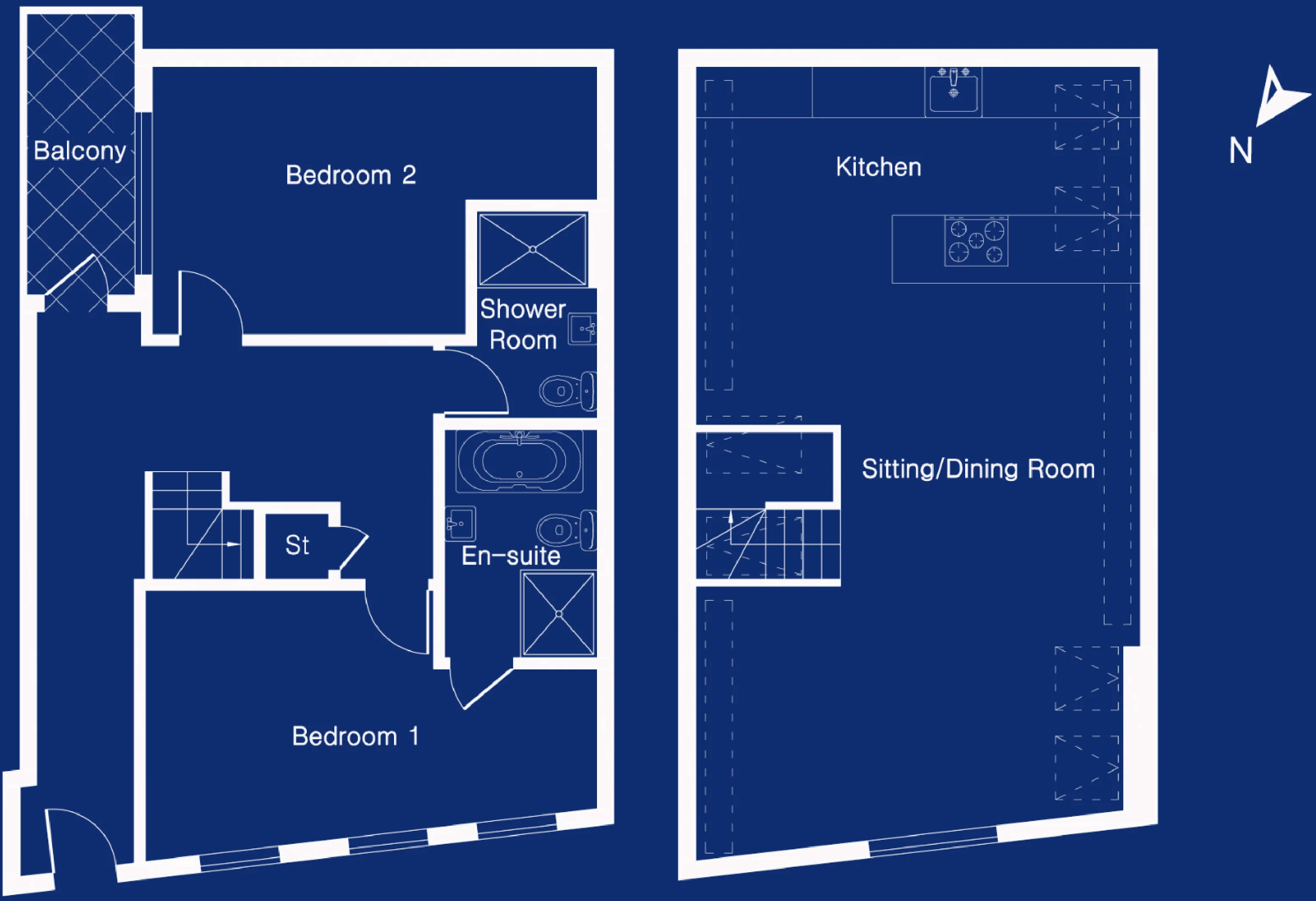 Floor plan of Residence 1 at The Chapel
