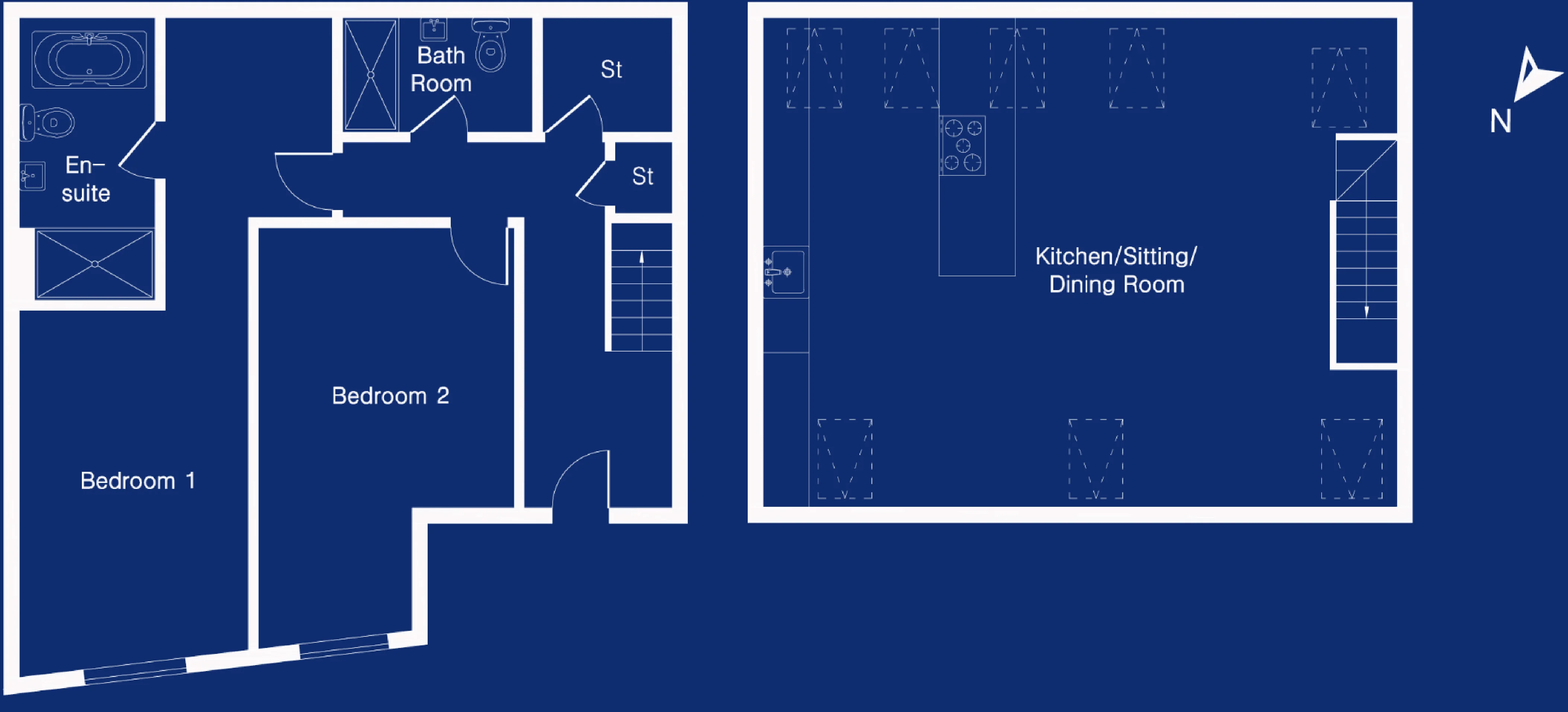 Floor plan of Residence 2 at The Chapel